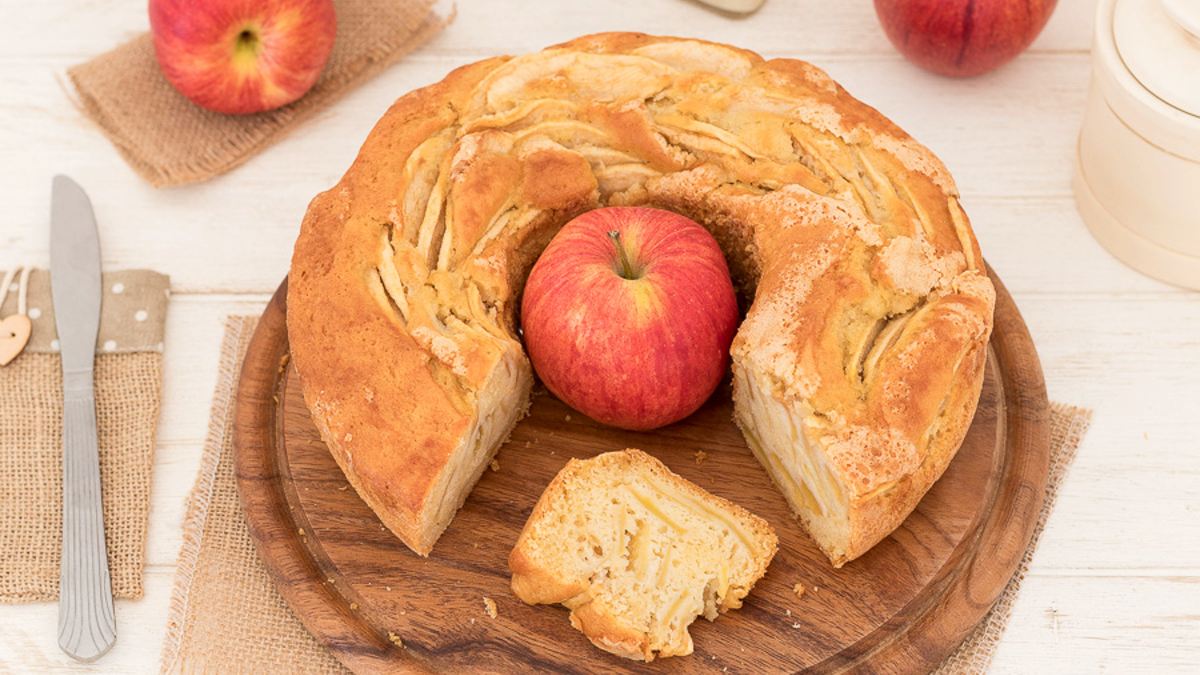 Gateau De Pommes Au Lait De Soja Doux Et Sans Beurre
