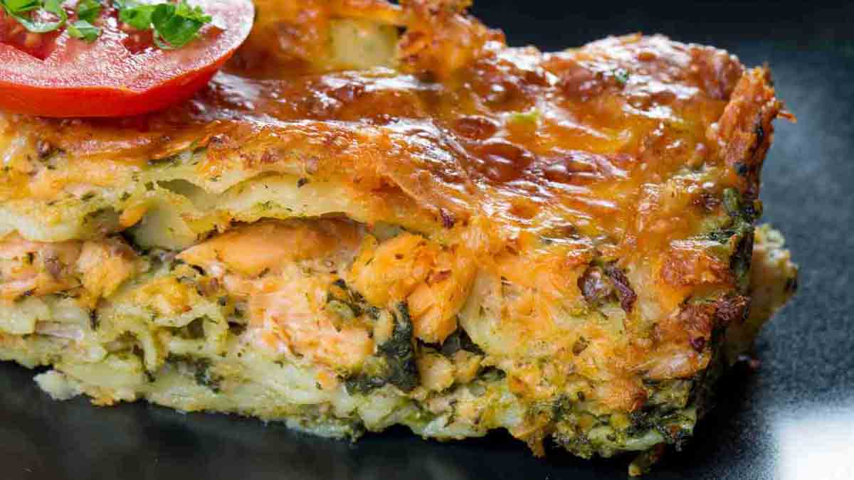 Lasagnes aux fruits de mer et à la béchamel somptueuses