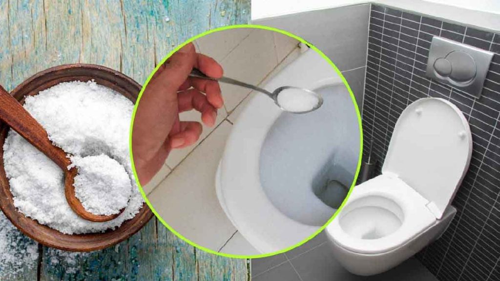 Versez du sel dans les toilettes : ce qui se passe est incroyable