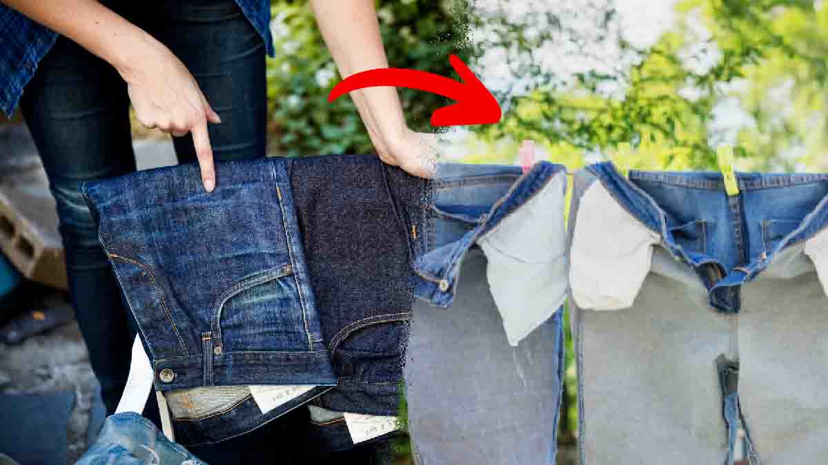 Pourquoi faut-il laver les jeans à l’envers