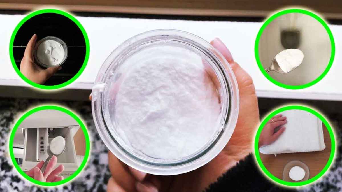 Un verre de bicarbonate de soude peut mettre fin à ces 3 problèmes