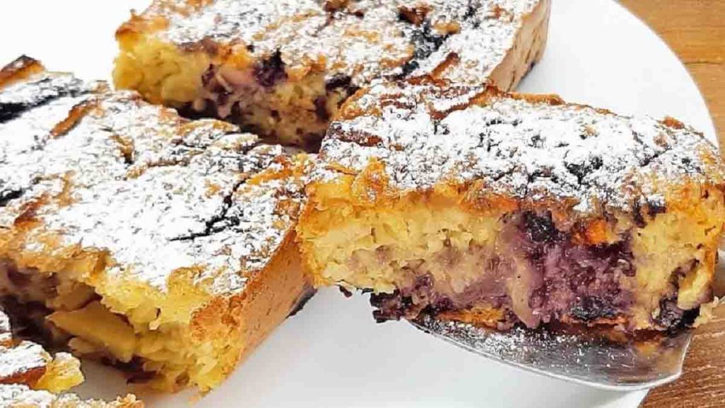 Gateau Aux Flocons D Avoine Aux Myrtilles Et Au Yaourt
